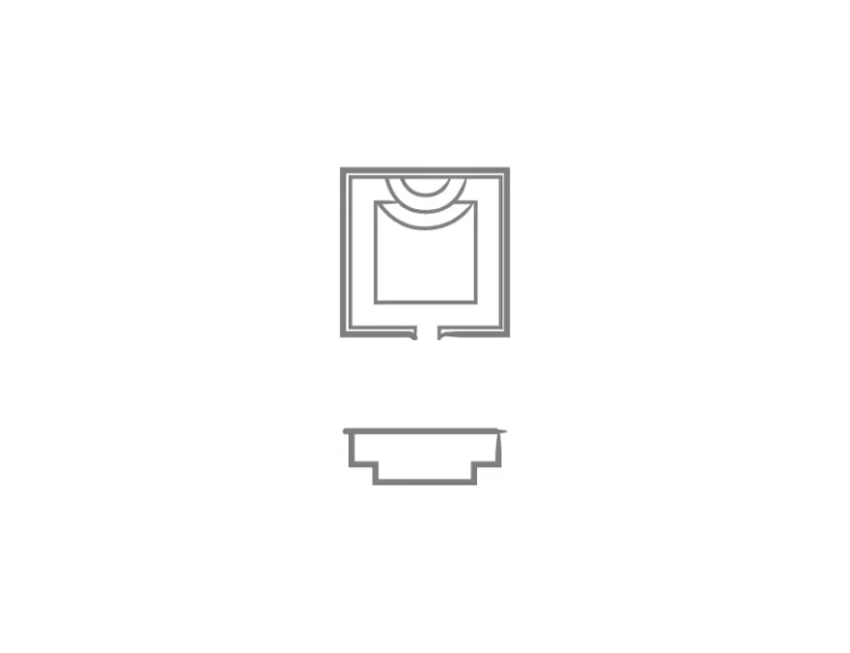 Square Spa 3D rendering